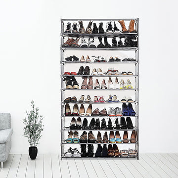 50 Pairs 10 Tiers Shoe Rack - 0