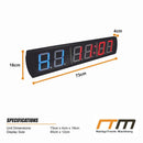 6 Digit Digital Timer Interval Fitness Clock LED Gym Display-11
