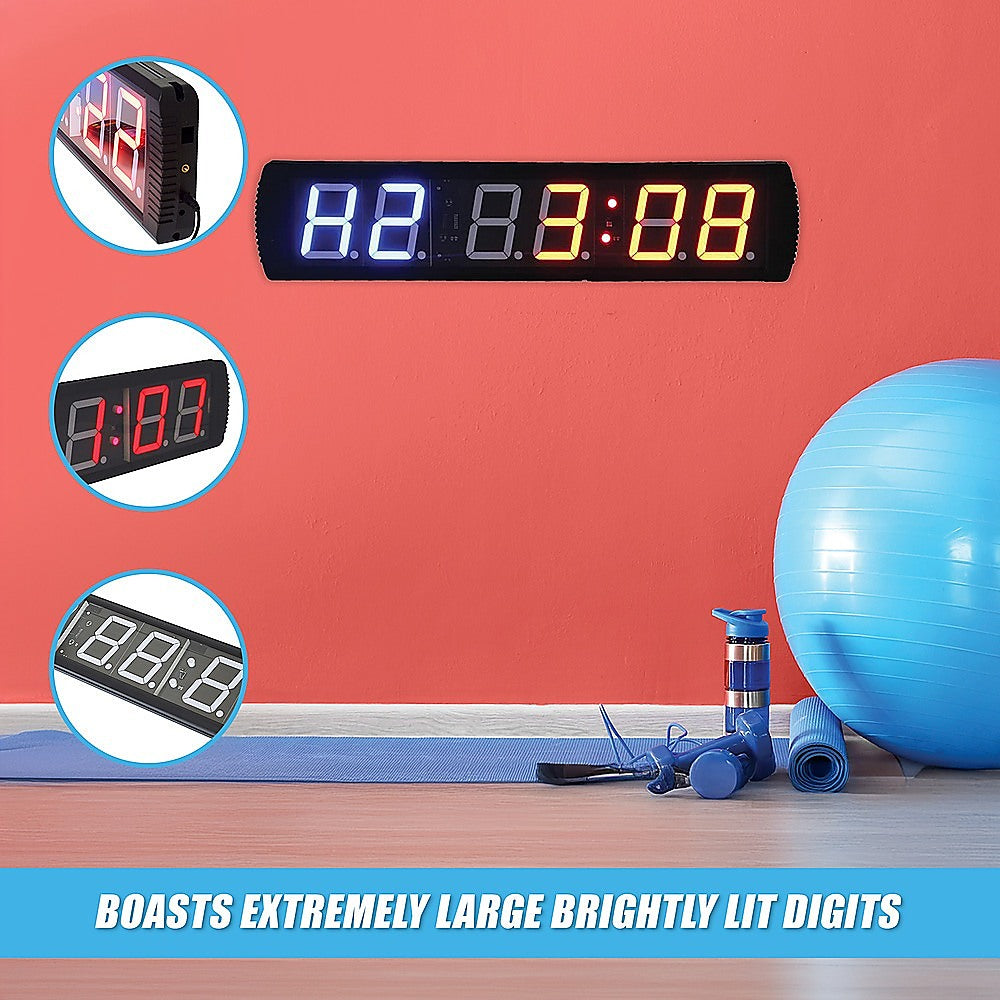 6 Digit Digital Timer Interval Fitness Clock