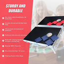Bean Bag Toss Cornhole Game Set Aluminium Frame Portable Design-5