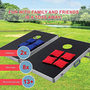 Bean Bag Toss Cornhole Game Set Aluminium Frame Portable Design-6