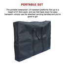 Bean Bag Toss Cornhole Game Set Aluminium Frame Portable Design-10