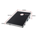 Bean Bag Toss Cornhole Game Set Aluminium Frame Portable Design-12