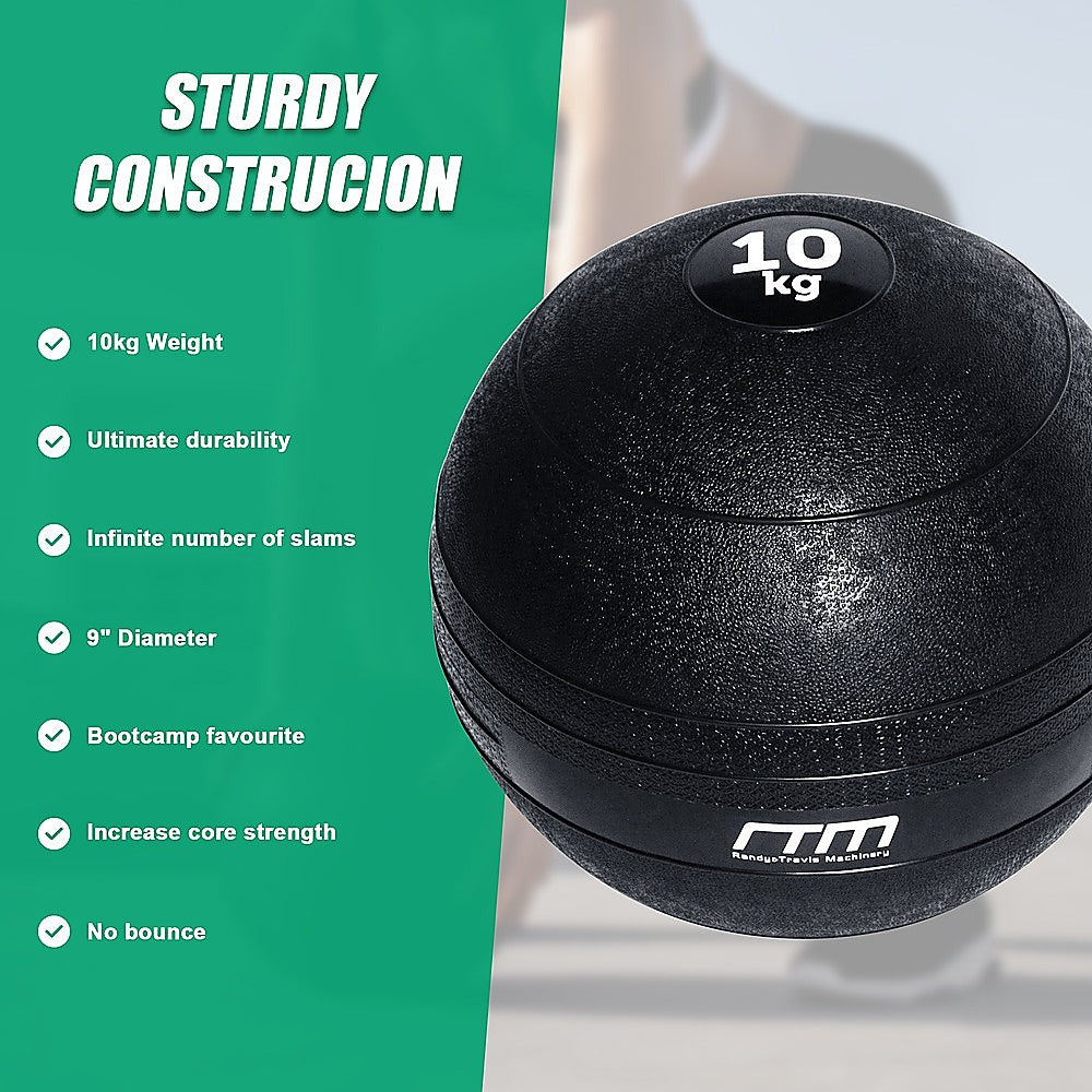 10kg Slam Ball No Bounce Crossfit Fitness MMA Boxing BootCamp