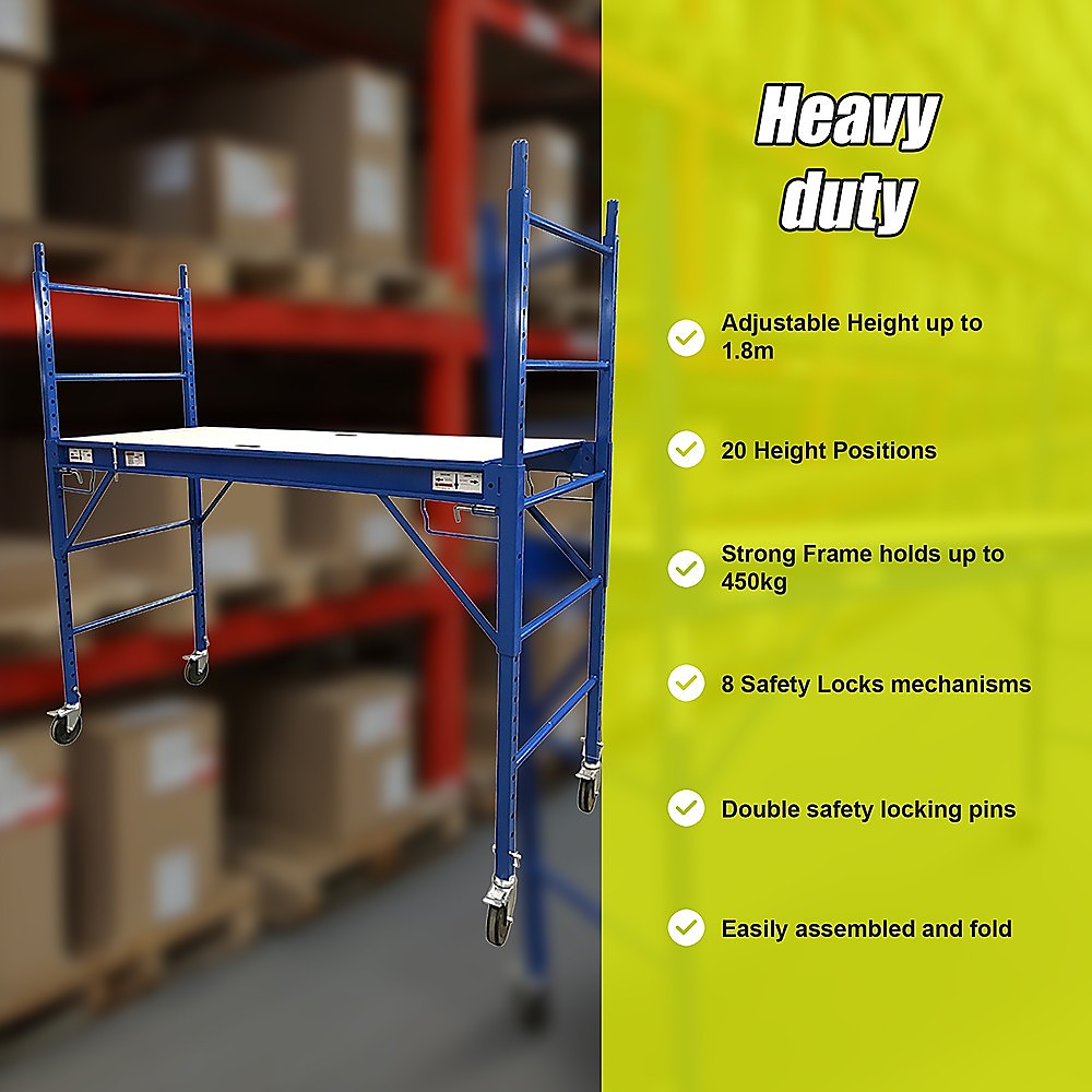 Mobile Safety High Scaffold / Ladder Tool -450KG