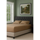 Linen Fabric King Bed Deluxe Headboard Bedhead - Grey-3