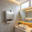304 Stainless Steel Hand Paper Towel Dispenser Holder Toilet Heavy Duty-5