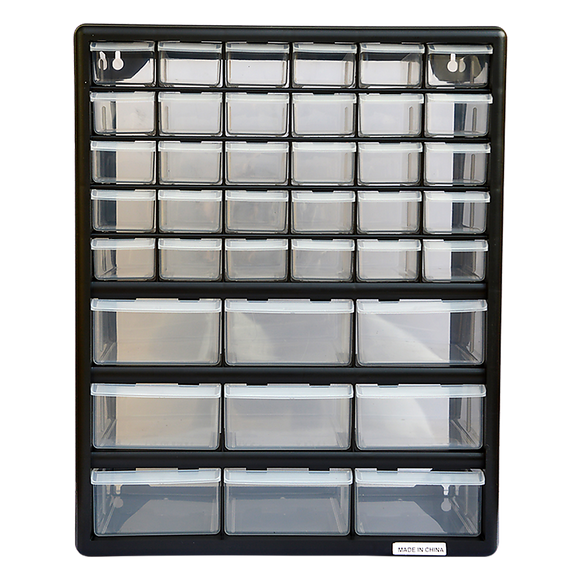 Storage Cabinet Drawers 39 Plastic Tool Box Containers Organiser Cupboard