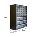 Storage Cabinet Drawers 39 Plastic Tool Box Containers Organiser Cupboard-8