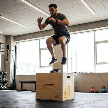 3 IN 1 Wood Plyo Games Plyometric Jump Box - 0