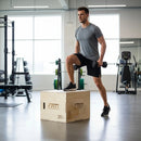 3 IN 1 Wood Plyo Games Plyometric Jump Box-4