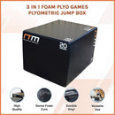 3 IN 1 Foam Plyo Games Plyometric Jump Box-6