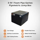 3 IN 1 Foam Plyo Games Plyometric Jump Box-8