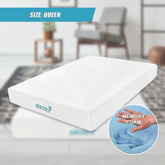 Queen 25cm Gel Memory Foam Mattress – Dual-Layered Comfort with CertiPUR-US® Certified Foam