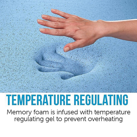 Double 25cm Gel Memory Foam Mattress – Dual-Layered Comfort with CertiPUR-US® Certified Foam