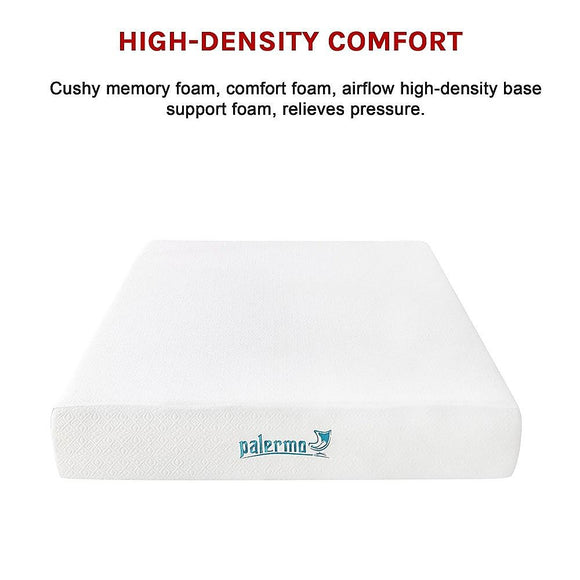 Double 25cm Gel Memory Foam Mattress – Dual-Layered Comfort with CertiPUR-US® Certified Foam