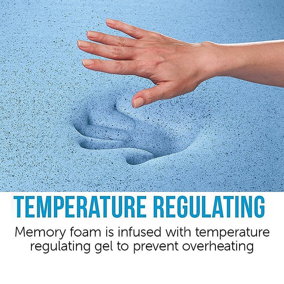 Double 25cm Gel Memory Foam Mattress – Dual-Layered Comfort with CertiPUR-US® Certified Foam