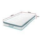 King Single 20cm Hybrid Mattress – Memory Foam and Innerspring Support-13