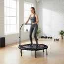 Mini Rebounder Trampoline with Adjustable Handle – Fitness Bounce Trainer-2