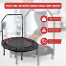 Mini Rebounder Trampoline with Adjustable Handle – Fitness Bounce Trainer-6