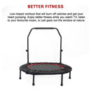 Mini Rebounder Trampoline With Handle Rail-12