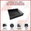 Shower Niche - 360 x 420 x 92mm Prefabricated Wall Bathroom Renovation-2