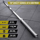 20kg Olympic Barbell 700lb Rated for Powerlifting Home Gym Training-6