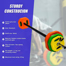 20kg Standard Rubber Coloured Barbell-8