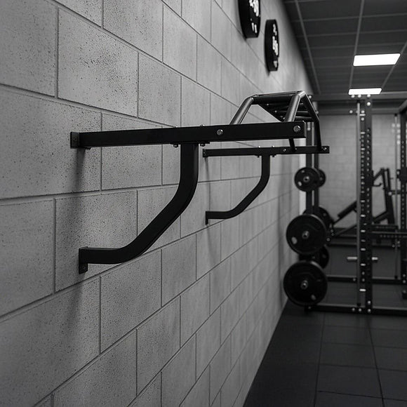 Wall Mounted Multi Grip Chin Up Bar – Heavy Duty Pull Up Station for Upper Body Training
