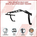 Wall Mounted Multi Grip Chin Up Bar – Heavy Duty Pull Up Station for Upper Body Training-6