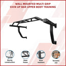 Wall Mounted Multi Grip Chin Up Bar – Heavy Duty Pull Up Station for Upper Body Training-3