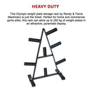 Olympic Weight Plate Storage Rack 250kg Capacity-8