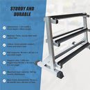 3 Tier Dumbbell Rack for Dumbbell Weights Storage-8