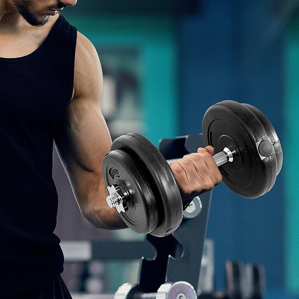 20KG Dumbbell Adjustable Weight Set - 0