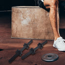 45cm - 1 Pair Dumbbell Bar 25mm Diameter - PVC Coated Dumbell Handle-1