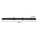 45cm - 1 Pair Dumbbell Bar 25mm Diameter - PVC Coated Dumbell Handle-12