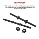 45cm - 1 Pair Dumbbell Bar 25mm Diameter - PVC Coated Dumbell Handle-10