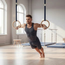 235mm Wooden Gymnastic Rings – Olympic Gym Strength Training & Fitness-5