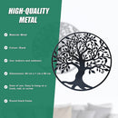 Black Tree of Life Wall Art Hanging Metal Iron Sculpture Garden 60cm-9