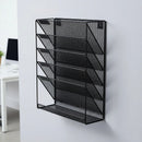 Wall Mount 6 Pocket Hanging File Sorter Organizer Folder Holder Rack Storage-1