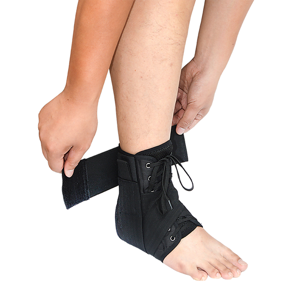 Ankle Brace – Medium Black Ankle Stabiliser with Figure-8 Straps