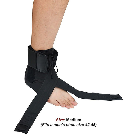 Ankle Brace – Medium Black Ankle Stabiliser with Figure-8 Straps