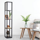Shelf Floor Lamp - Shade Diffused Light Source with Open-Box Shelves-1
