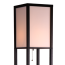 Shelf Floor Lamp - Shade Diffused Light Source with Open-Box Shelves-3