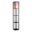 Shelf Floor Lamp - Shade Diffused Light Source with Open-Box Shelves-4