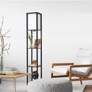 Shelf Floor Lamp - Shade Diffused Light Source with Open-Box Shelves-6