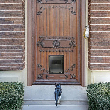 Extra Large 2 Way Lockable Cat Dog Pet Flap Door - 0