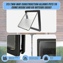 Extra Large 2 Way Lockable Cat Dog Pet Flap Door-5