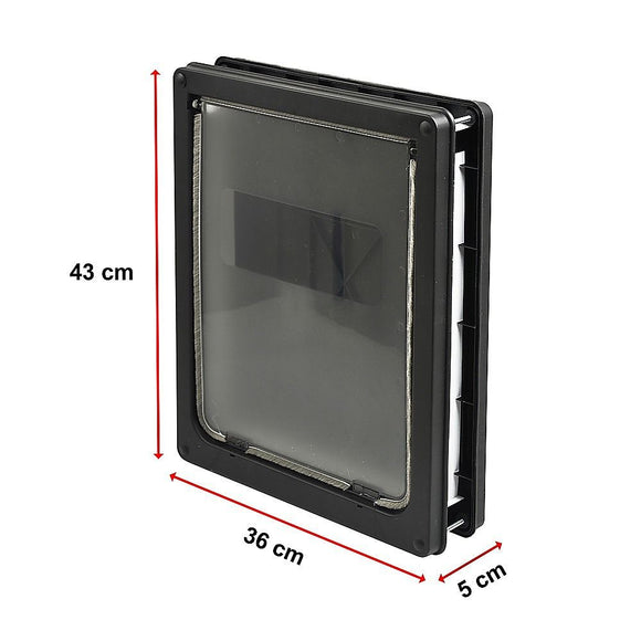 Extra Large 2 Way Lockable Cat Dog Pet Flap Door