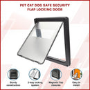 Pet Cat Dog Safe Security Flap Locking Door-6